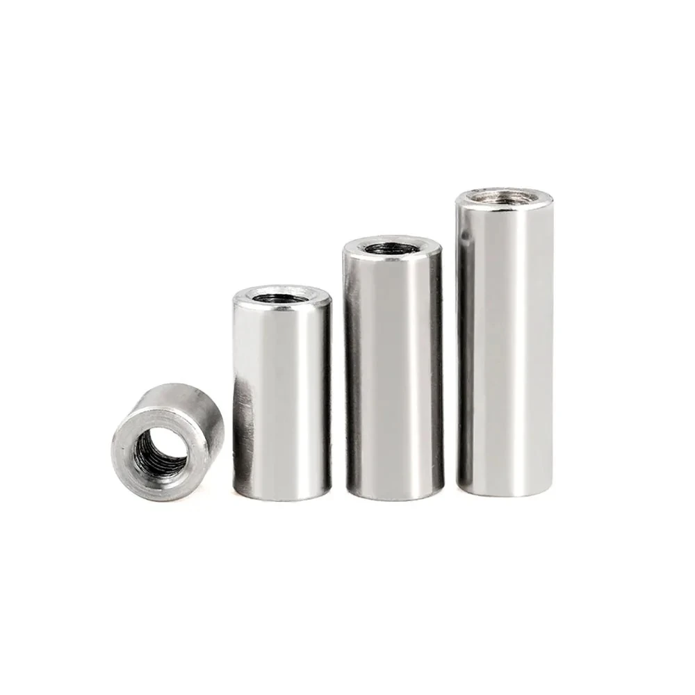 M2 M2.5 M3 M4 M5 M6 M8  304 Stainless Steel Extend Long Lengthen Round Coupling Nut Sleeve Tubular Nuts Joint Sleeve Nut