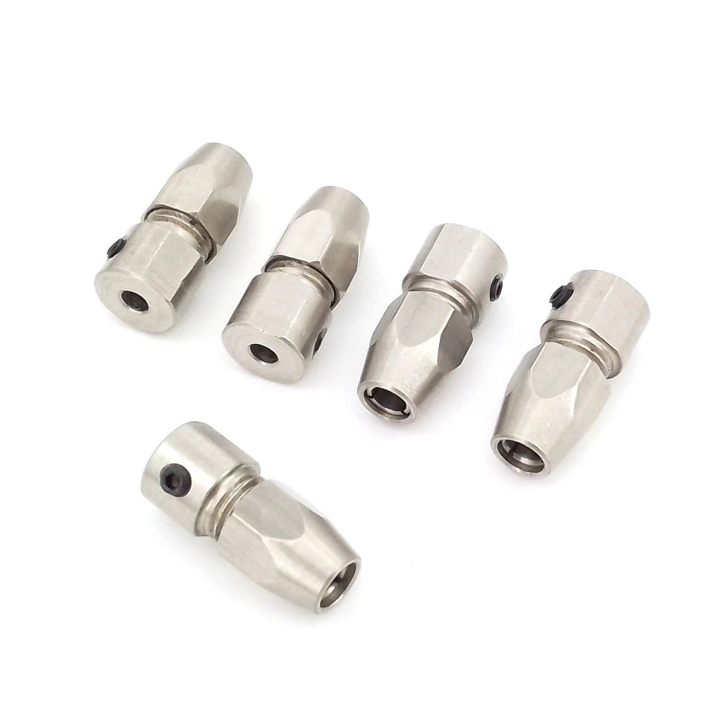 4mm flexible Shaft Coupler 4mm to 4mm 3.175mm to 4mm Coupling Mini Joint Collet for RC Boat MONO Speed Boat VEE Oval