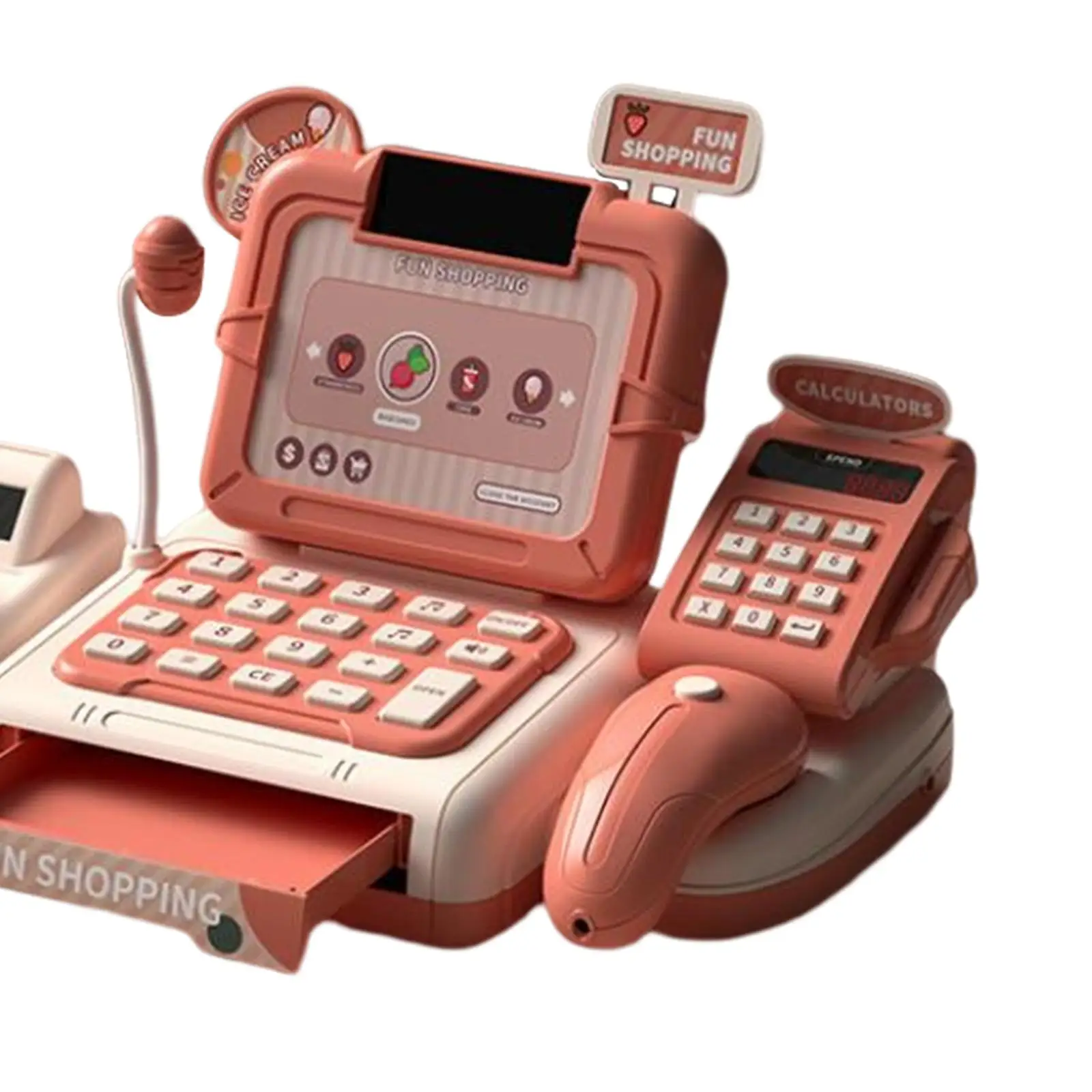 Supermarket Store Toys Cash Register Grocery Cash Register for Toddlers