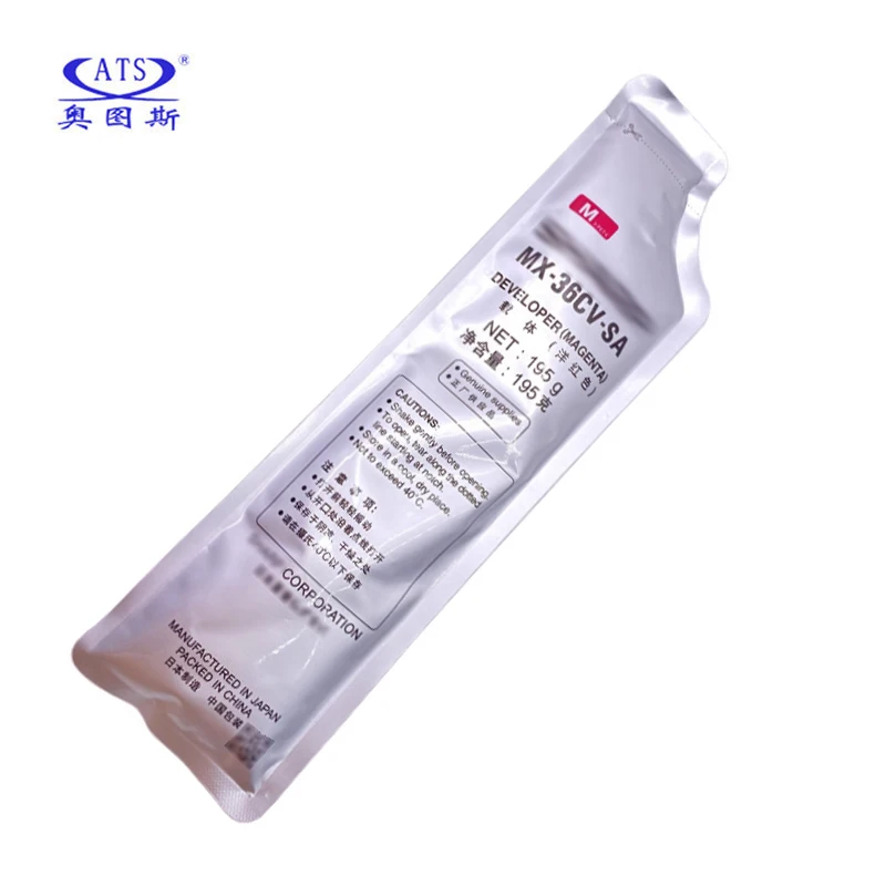 

Original 1PC MX-36 2618 3118 3618 3148 3648 RC NC Developer Powder For Sharp 2648 MX36 Copier Spare Parts