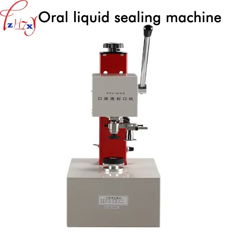KFJ-1035 Manual Oral Liquid Lock Cover Seal Machine for Perfume Oral Liquid Solution Capping Machine 220V — купить у AliExpress WW