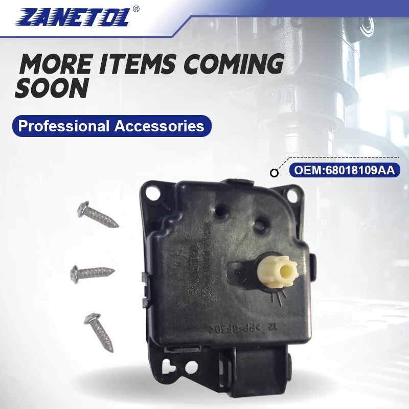 

ZANETOL Heater Air Door Actuator Accessories for CHRYSLER 200 2011~2014 for DODGE AVENGER 2008~2014 68018109AA 68079187AA 604029