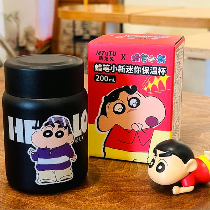 Crayon Shin Xiaoxin Stainless Steel Children'S Insulated Cup 316 Stainless Steel Water Cup Mini Cartoon Portable Cup Kids Gifts