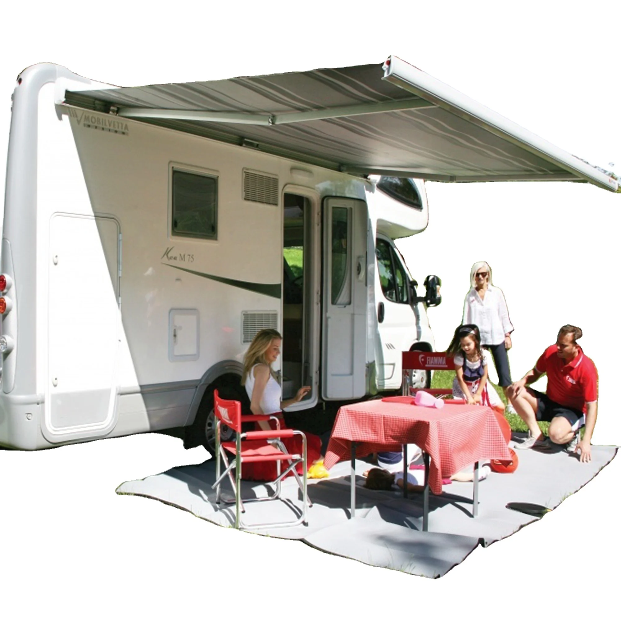 

S30 Led Full Cassette Side Mounted Manual Electric Waterproof RV Awning