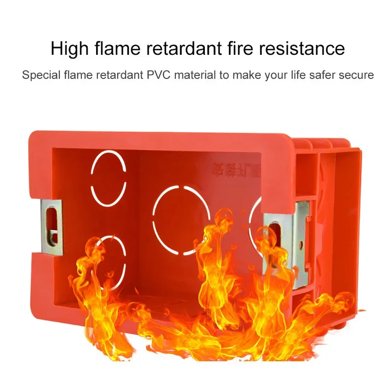 Picture 4: Electrical Equipment 86mm Internal Mounting Box 118mm External  Wall For Home intelligent touch switch wifi