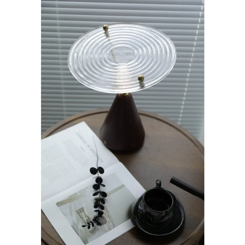 Creative retro charging small desk lamp 360 rotation, charging and storage integrated touch switch stepless dimming