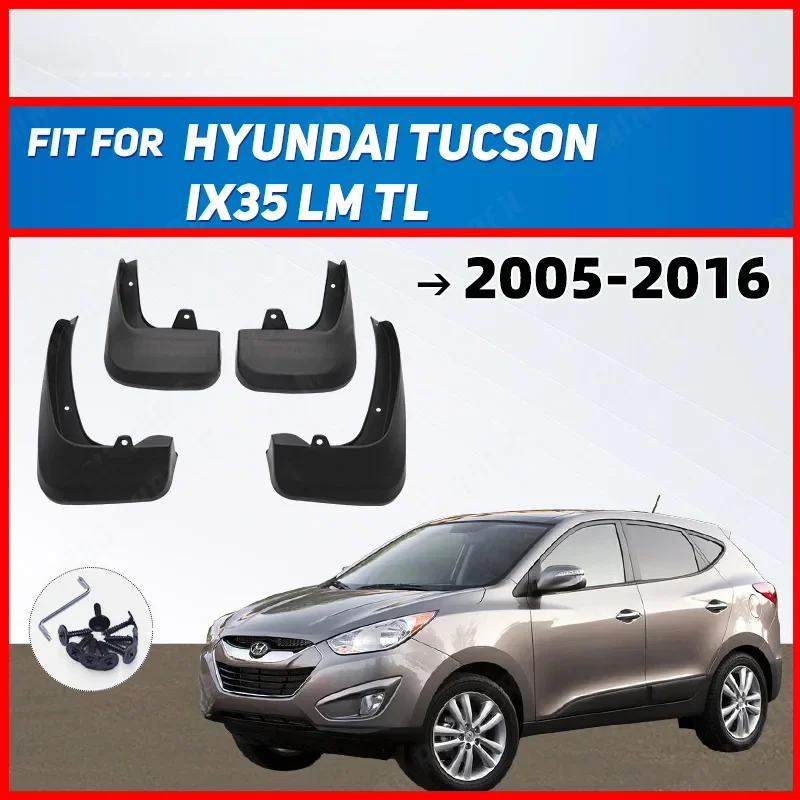 Mud Flaps For Hyundai Tucson ix35  LM  TL Mudflaps Splash Guards Mudguards Fender Protector