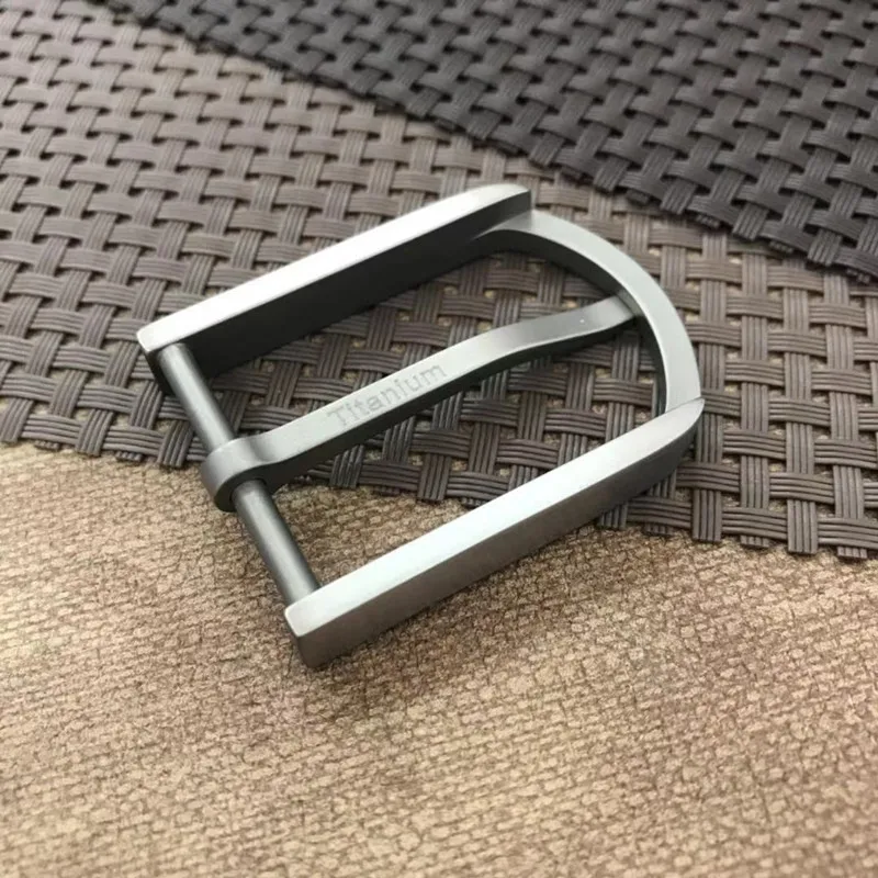 3 سنتيمتر التيتانيوم النقي دبوس مشبك غير قابل للصدأ حزام التآكل الرجال النساء حزام مشبك-حزام جينز متعدد الاستخدامات عادية رئيس التبعي #3