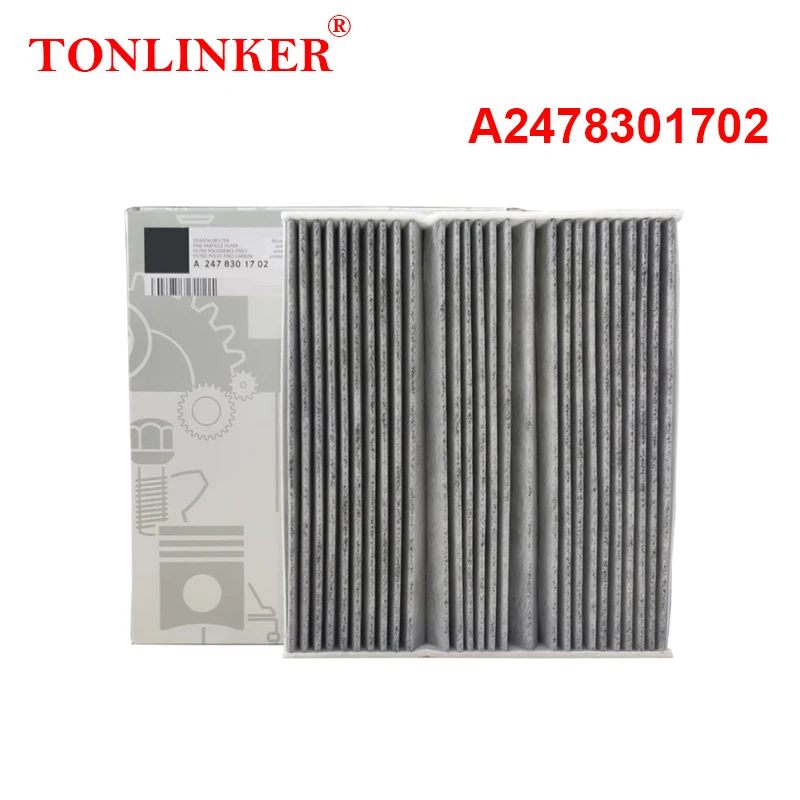 TONLINKER Cabin Air Filter Oil Filter For Mercedes Benz GLB X247 200 250 200d 220d 2019 2020 2021 2022 Car Accessories Goods