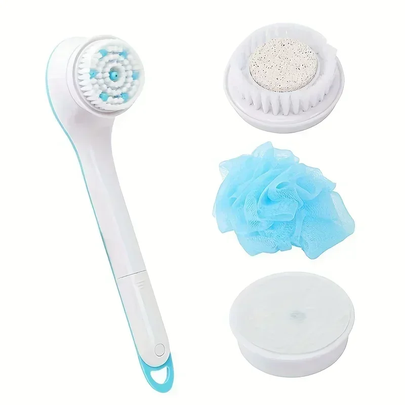 Electric spin spa brush Back Brush Long Handle For Shower Brush  Used For Body Cleaning Exfoliating Massage  Body