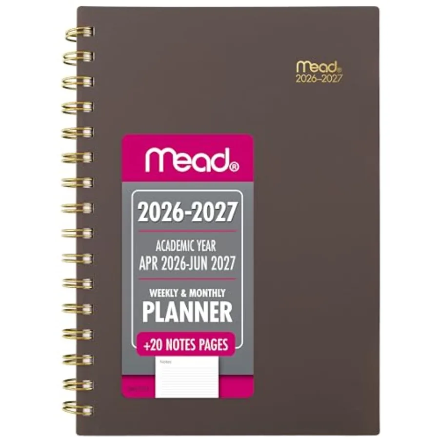

Planner Weekly and Monthly Academic 15-Month April-June, 5.5" x 8.5", CAW42004