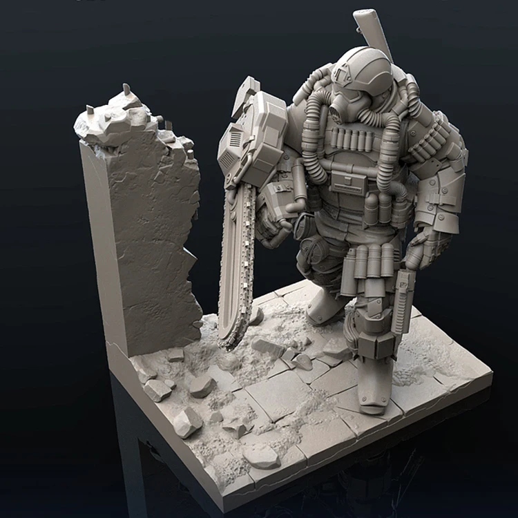 1/35 Scale Die Cast Resin Model Assembly Kit Resin Figure Nest Breaker Unpainted Free Shipping