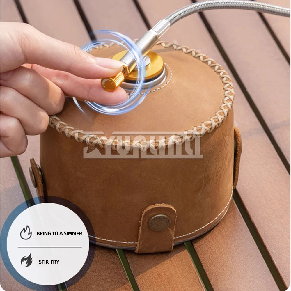 Cuisinière à feu féroce extérieure, plaque de cuisson Portable coupe-vent à gaz, Machine de cuisson Cocina A Gas