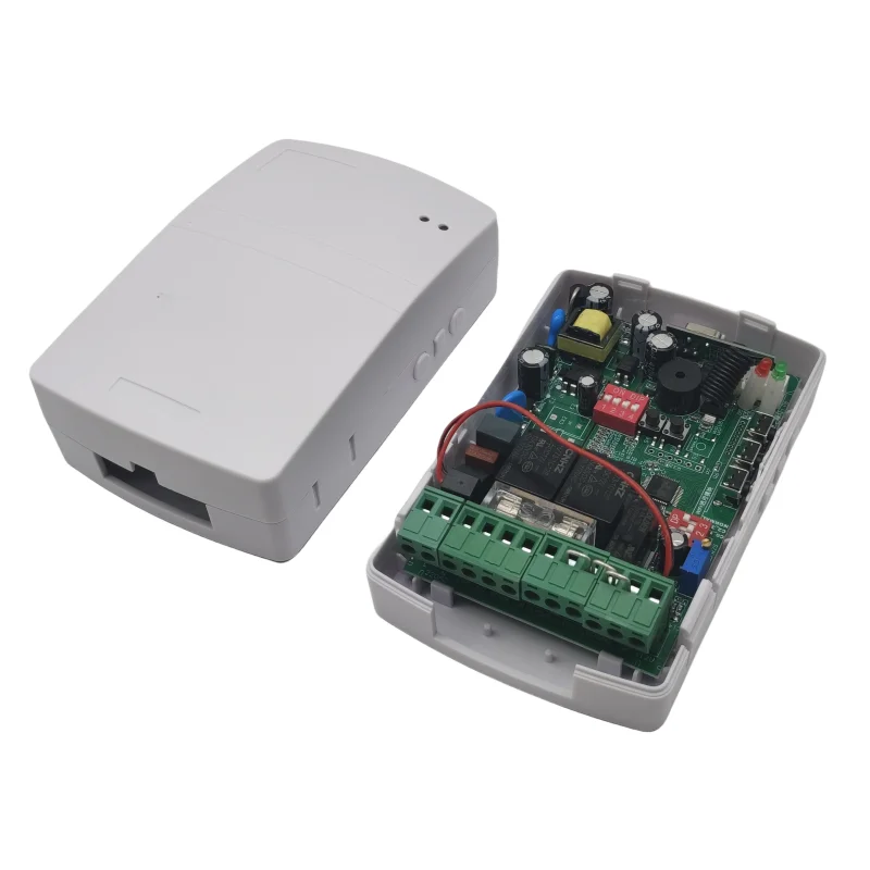 110V 220V Control Board For Motor Garage Door Roller Shutter Auto Gate 433mhz Control Panel With Remote Transmitter