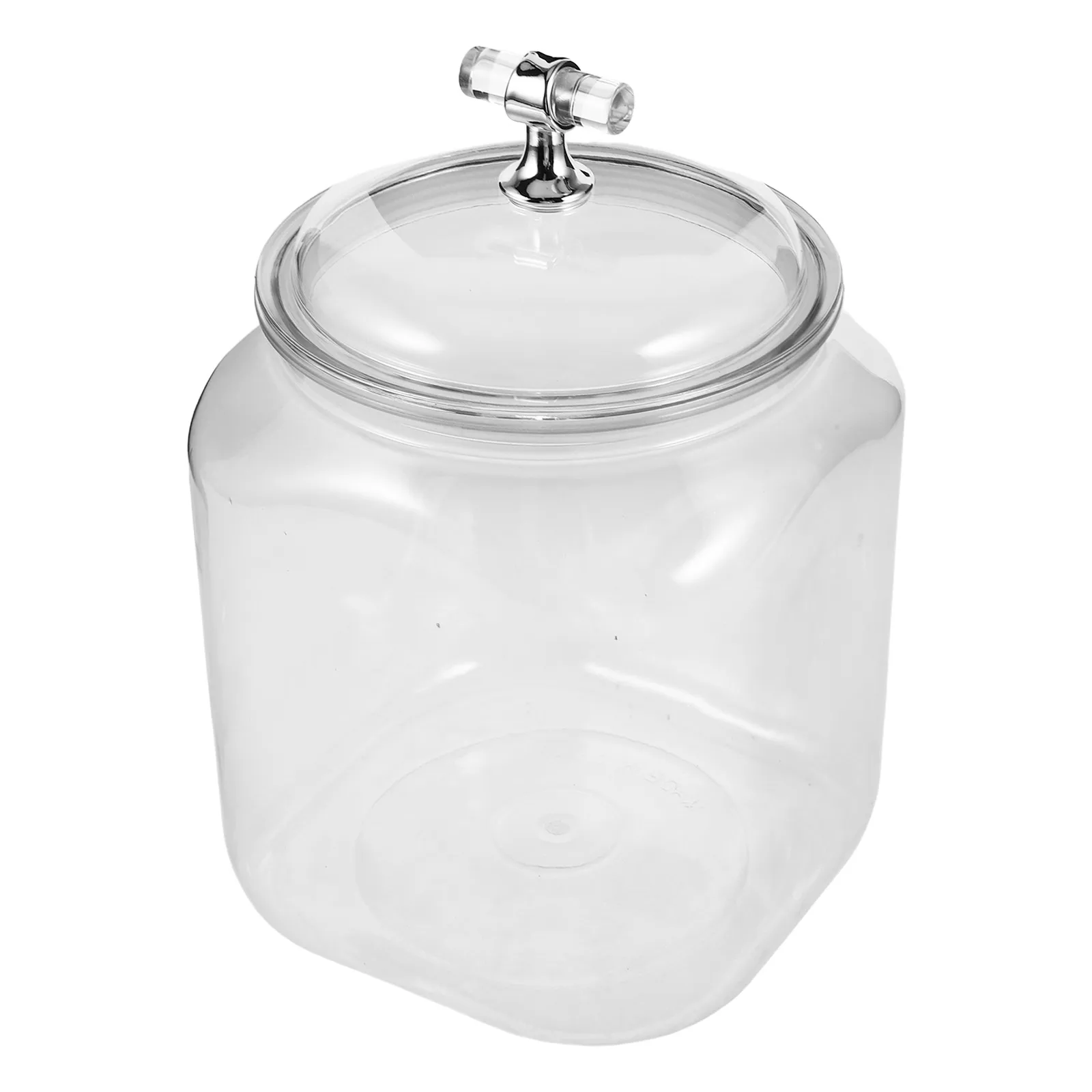 

Plastic Storage Jar Airtight Canister Large Capacity Cookie Container for Pantry Organization Dry Goods Tea Coffee