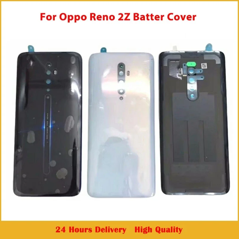 A+++ Back Glass For Oppo Reno 2Z / Reno 2Z Reno2 Z F Back Battery Cover Door Housing Case Rear Glass Repair Parts With Logo