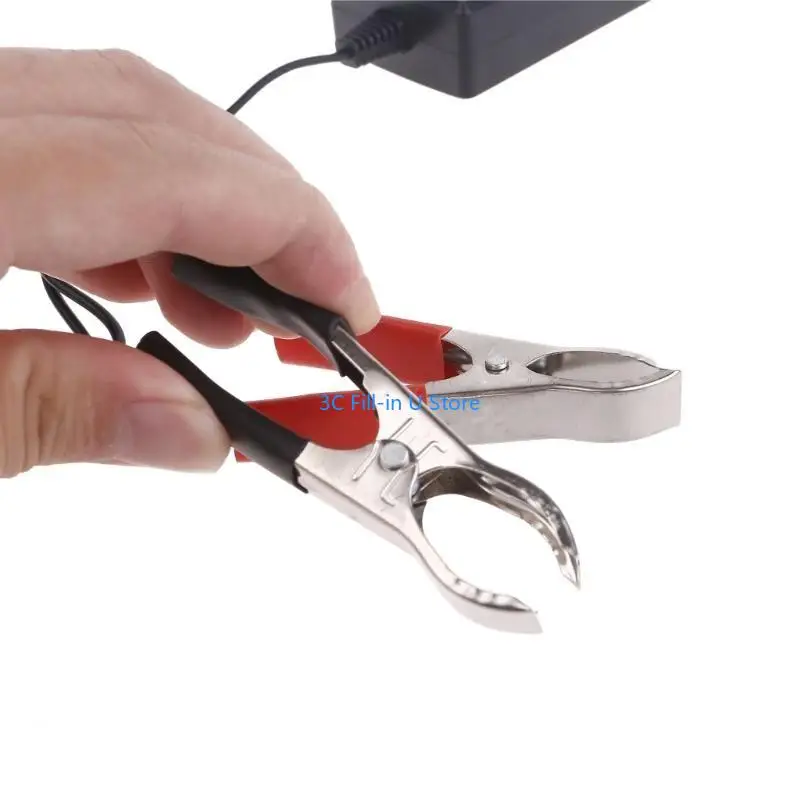 Adaptador energia G8TA com clipe bateria 12V Carregador USB para o celular 4 portas Identificar automaticamente o