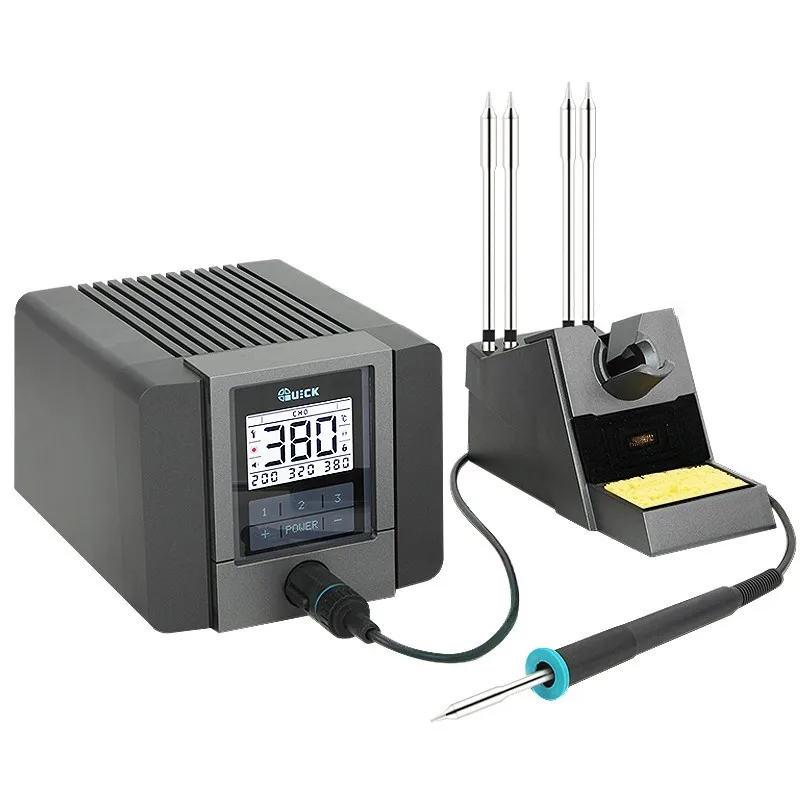 High-Quality QUICK TS1200A Intelligent Hot Air Rework Station Soldering Iron Station For Phone PCB Soldering Repair