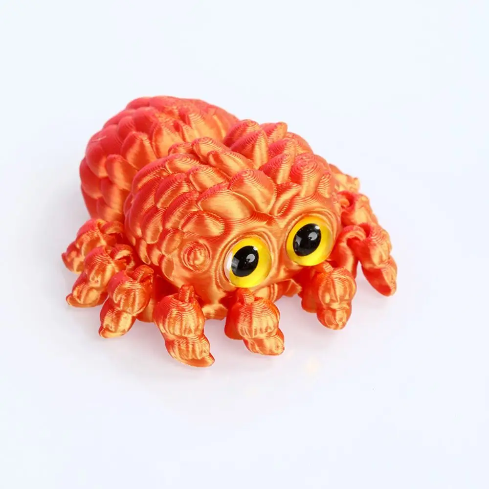 リアルなデザイン 3D プリントクモの装飾デスクトップサイズ家の装飾スタイル 3D プリントクモの置物カラフルな外観