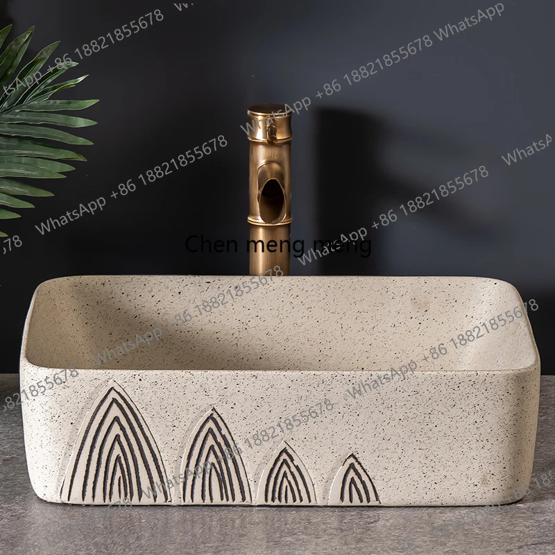 

Chinese basin antique hotel washbasin toilet household sink retro ceramic washbasin