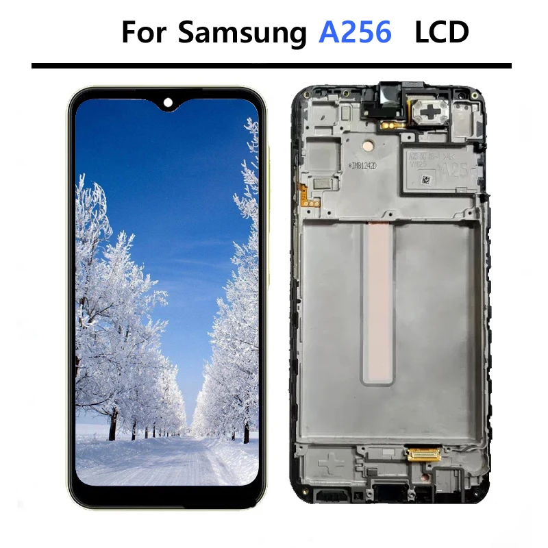 Super AMOLED LCD 120Hz For Samsung A25 A256B/DS LCD Display Touch Screen Digitizer Assembly Replacement Parts