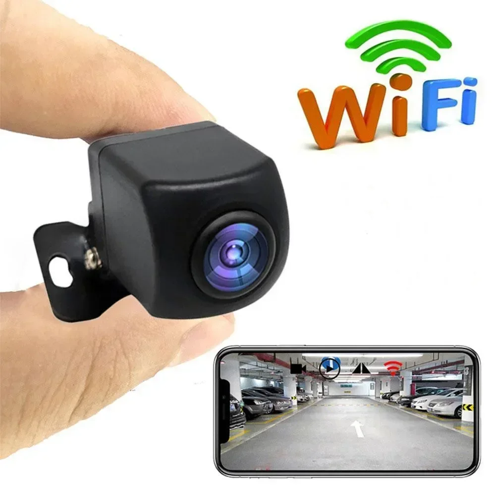 

Автомобильная камера заднего вида Wi-Fi HD камера заднего вида ночного видения Беспроводная резервная камера
