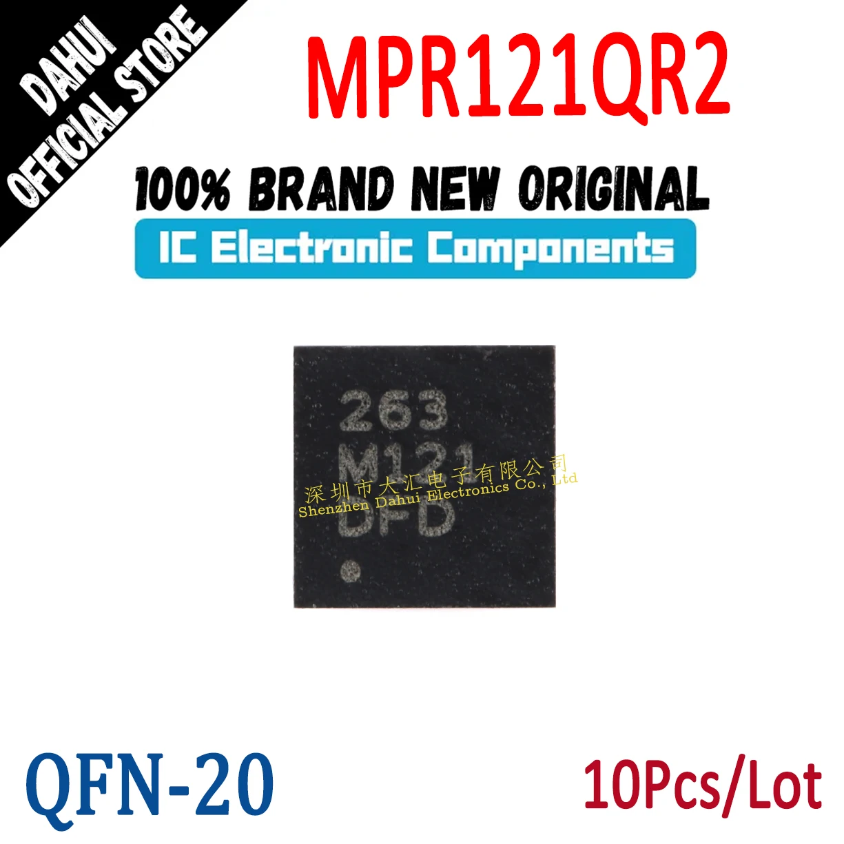 

10Pcs MPR121QR2 Screen 263 M121 MPR121 QFN20 touch sensor chip Quality Brand New