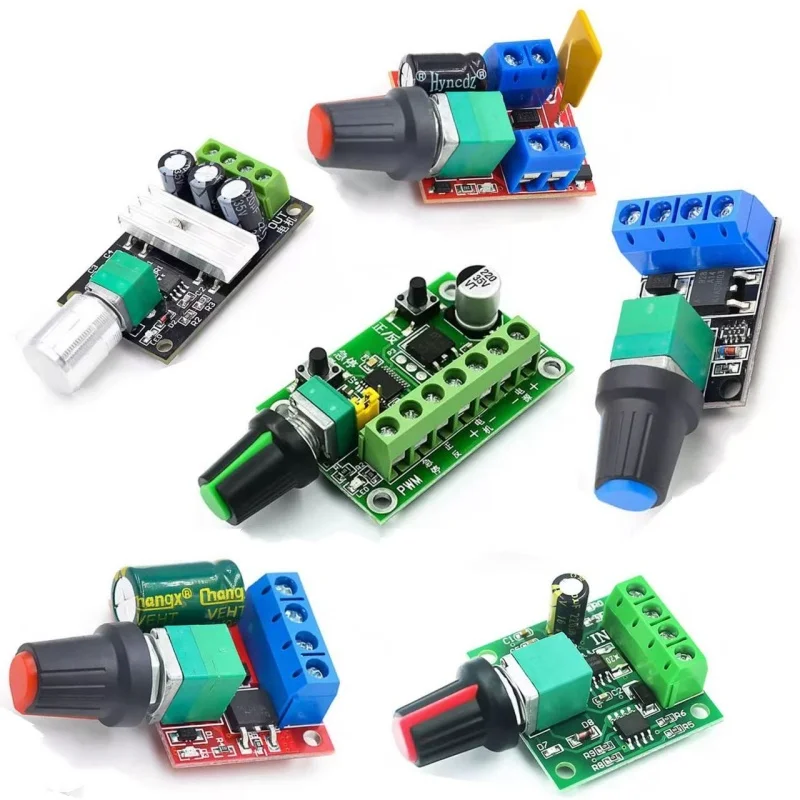 PWM DC Motor Speed Controller Module 1.8V3V4.5V5V6V12V 2A3A5A10A Motor Speed Controller Switch Function 1803BK 1203BK