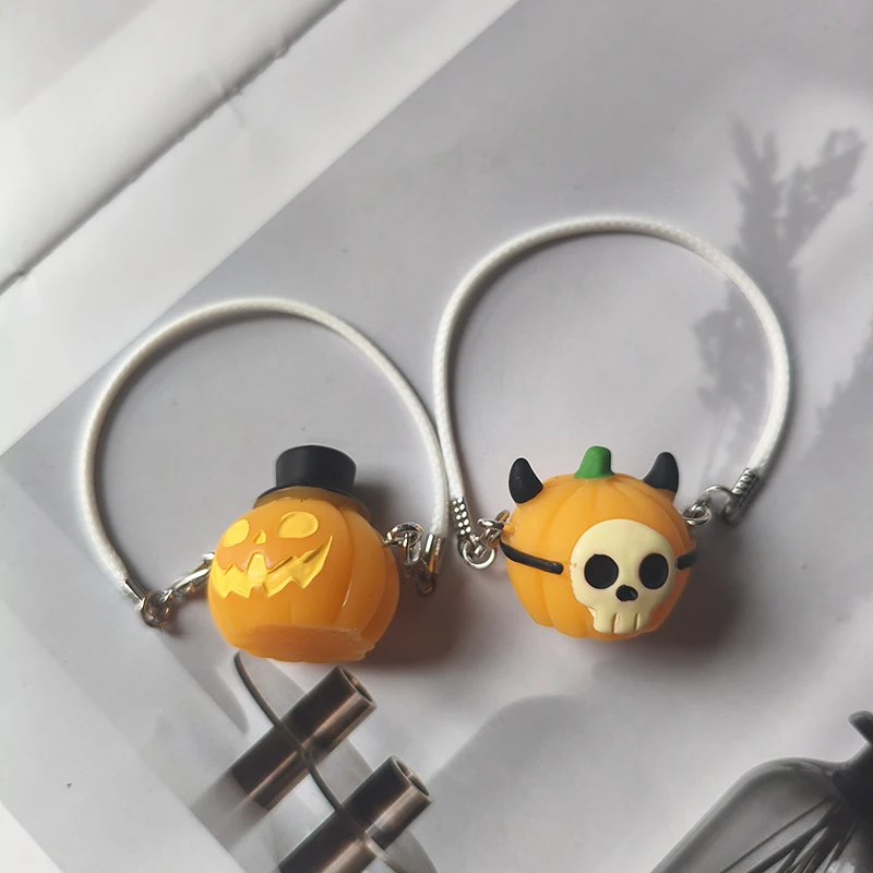 Für/Stoff Labubu Halloween Kürbis Tasche Labubu v1v2v3 Puppe Halloween Kleidung Zubehör Vinyl Puppe Nette Umhängetasche