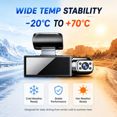Car Dash Cam Dual Lens Front Cabin Recording IR Infrared Night Vision 110° Wide Angle Date Stamp Support Max 32GB TF Card Car Black Box