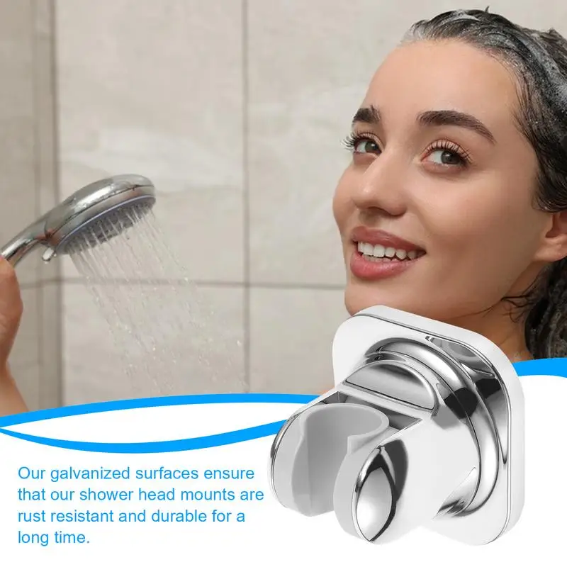 Shower Handheld Holder Adjustable Handheld Shower Holder Wall Mount Shower Bracket Perfect For Kitchen Home Hotel Bathroom