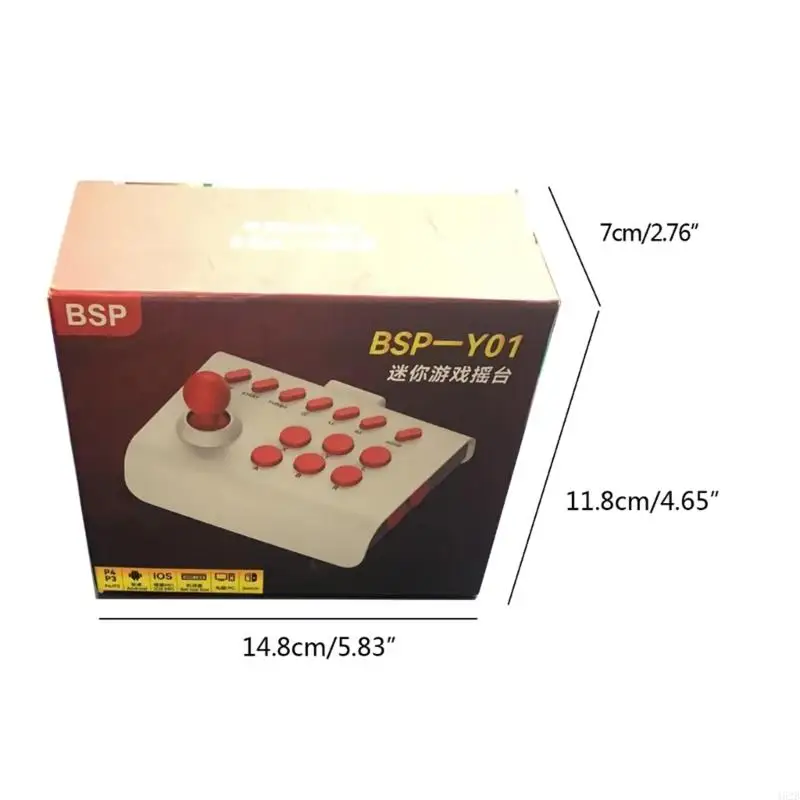 462B CONTROLADOR COMPROLADOR JOGO CONSULADOR ARCADE JOYSTICK ROOKER CONTROLADOR FUTA PARA SWITCHS Dispositivo