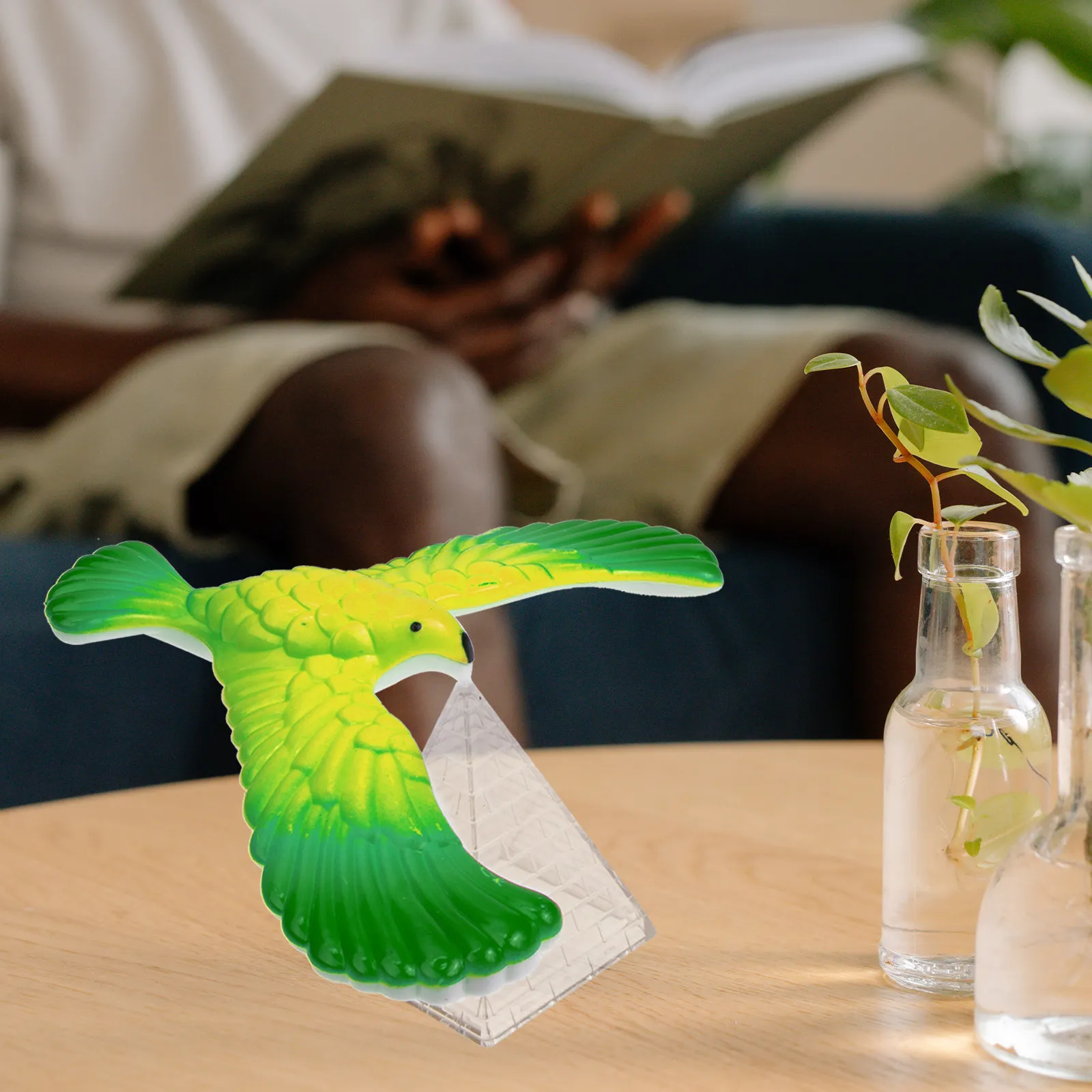 

6 шт., износостойкие детские игрушки с заводным механизмом, милые детские аксессуары в форме птиц, декоративные детские принадлежности