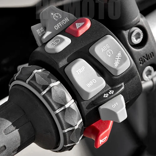 Imagen 2 del producto Cubierta de plástico para botón de interruptor de motocicleta, accesorios para BMW R1200GS R1200GS Adventure R1200RS R1200R S1000R S1000XR 2014-2019