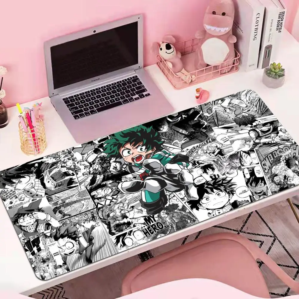 My Hero Academia Gaming Accessories Mouse Pad Large MousePad Keyboard Pad Natural Rubber Anti-slip Soft Office Tapis De Souris