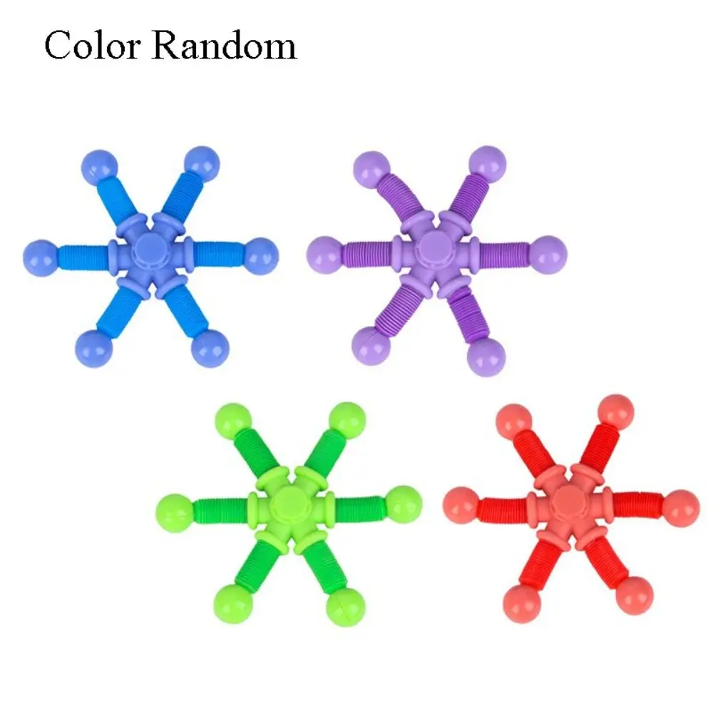 New Plastic Telescopic Tube Gyroscope Transformable Creative Deformable Rotary Gyroscope Fidget Spinner Toys Kids