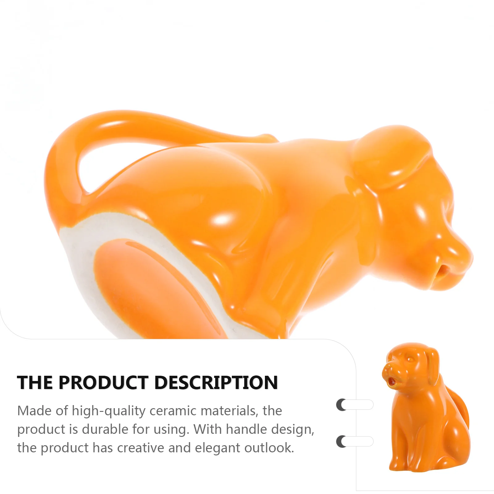 

Mini Ceramic Milk Cup with Handle Cute Animal Design for Coffee Sauce Soy Milk Juice Kitchen Storage Dishwasher Safe