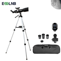 ESSLNB 40080 Astronomical Telescopes for Adults 80mm Caliber with Phone Adapter Steel Tripod Carrying Bag for Deep Space Moon