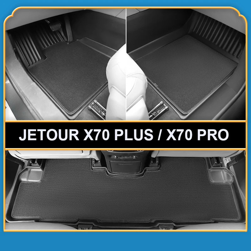 Custom Fit for JETOUR X70 X70 PLUS X70M X70S X95 Accessories Car Floor Mat Waterproof TPE ECO Rubber 7 Seat 5 Seats