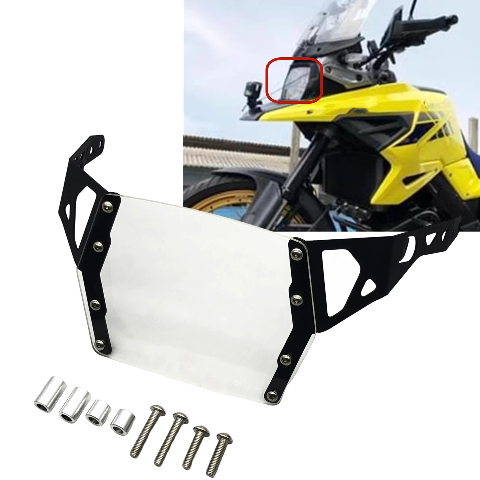 

For SUZUKI V-STROM 1050XT / 1050A 2020-2022 Motorcycle Front Headlight Fairing Guard Protector Cover