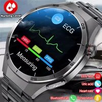 Nuevo Reloj Inteligente 2025 con ECG+PPG, Trímetro de Alto Rendimiento, Lípidos, Ácido Úrico, Presión Arterial, NFC, Deportivo, Llamadas HD, Salud, para Hombre