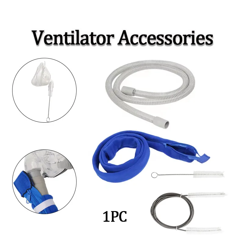 CPAP Hose Tube Cover Cleaning Brush Zippered Tubing Dust Protection Cover Ventilator Pipeline for Home Use CPAP Accessories