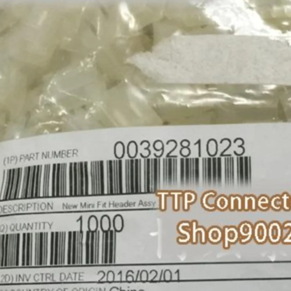 

20 шт./лот, разъем 3928-1023 39-28-1023 5566-02A, 2P, пластиковый корпус, 100% новый и оригинальный