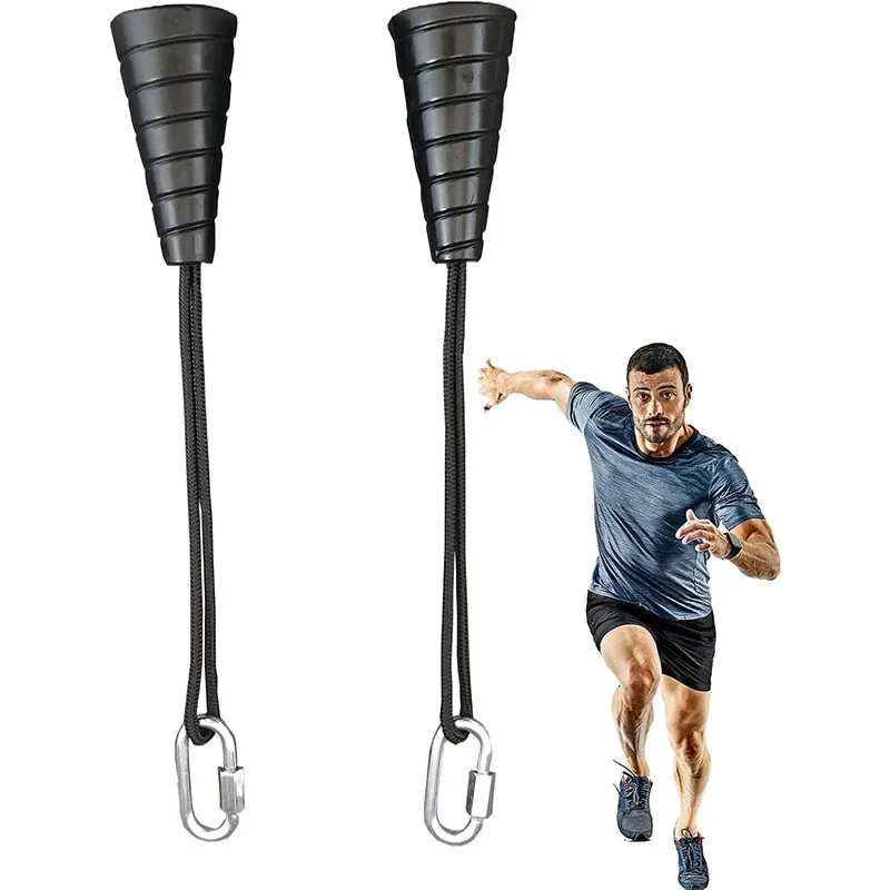 

Tricep Rope 2X Gym Press Down Pull Cord Strength Cable Attachment Durable Pulley System for LAT Pulldown V Bar Rubber Grip Rope