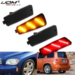 iJDM Car Front/Rear Rear Bumper Side Marker Light For 2006-2011 Chevy HHR/Red Parking Light Front Amber Turn Signal Lights 12V