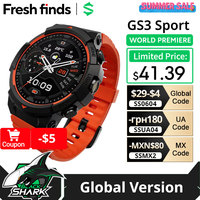 Global Version Black Shark GS3 Sport Smart Watch 1.43'' AMOLED Display 18 Days Life 120+ Sports Modes 5ATM GNSS