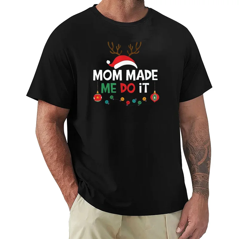 I Don't Do Matching Christmas T-Shirts Fashion Family Christmas Party Tops Funny Graphic Kid Siblings Harajuku Short Sleeve Tees