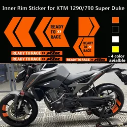 Motorcycle Wheel Sticker Hub Decals READY TO RACE Rim Stripe Tape for KTM 1290 790 Super Duke