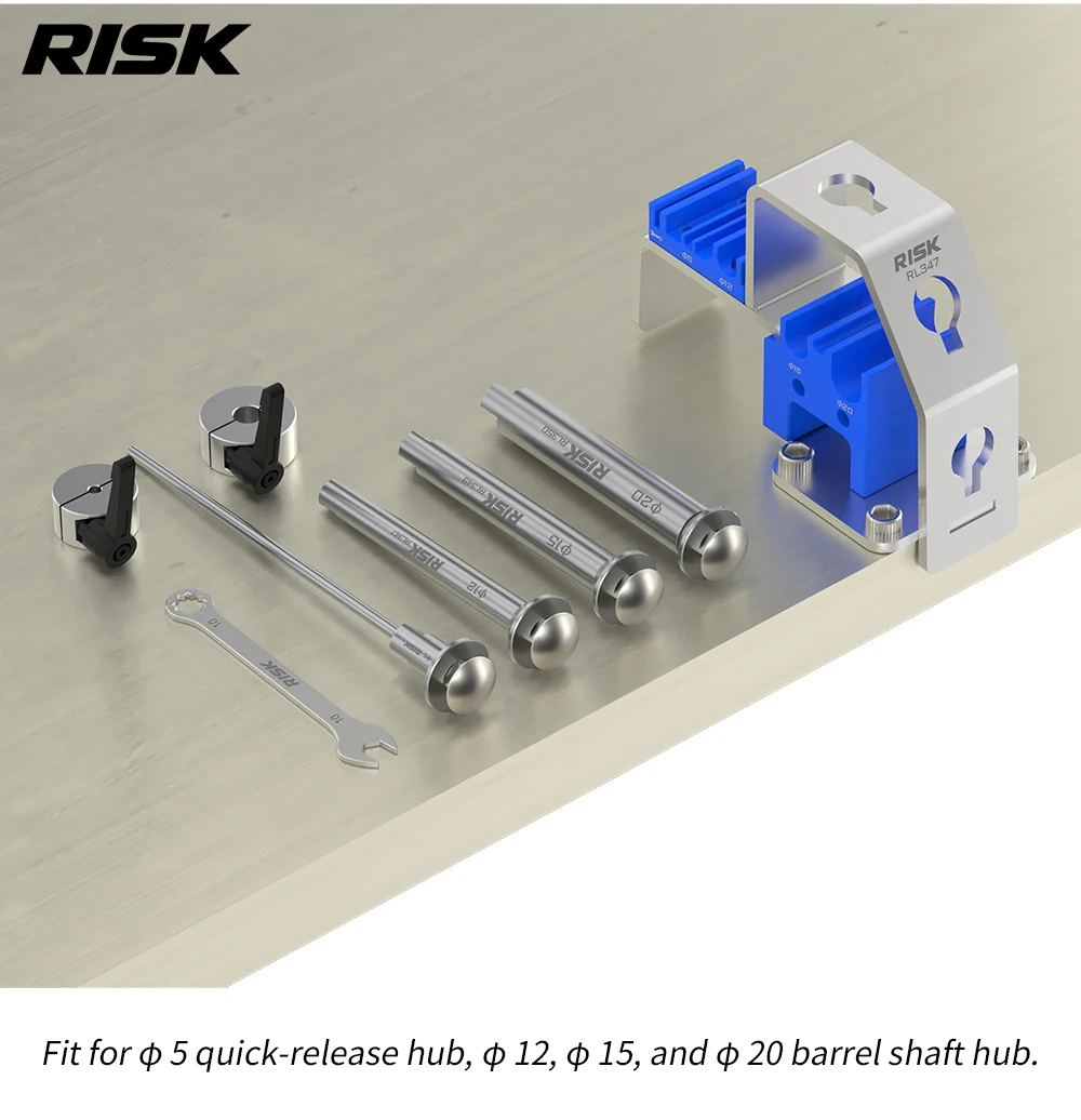 RISK Mountainbike-Laufradhalterung, Reifen- und Nabenreparatur-Werkbank, Schraubstockständer, Freilauf- und Kassettenwartungswerkzeug – Detail 7