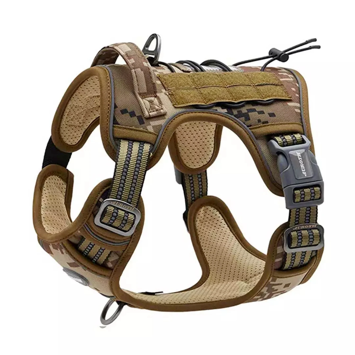 

High-Quality and Comfortable Auroth Tactical Dog Vest - Durable, Versatile, and Adjustable Training Vest for Medium to Large Bre